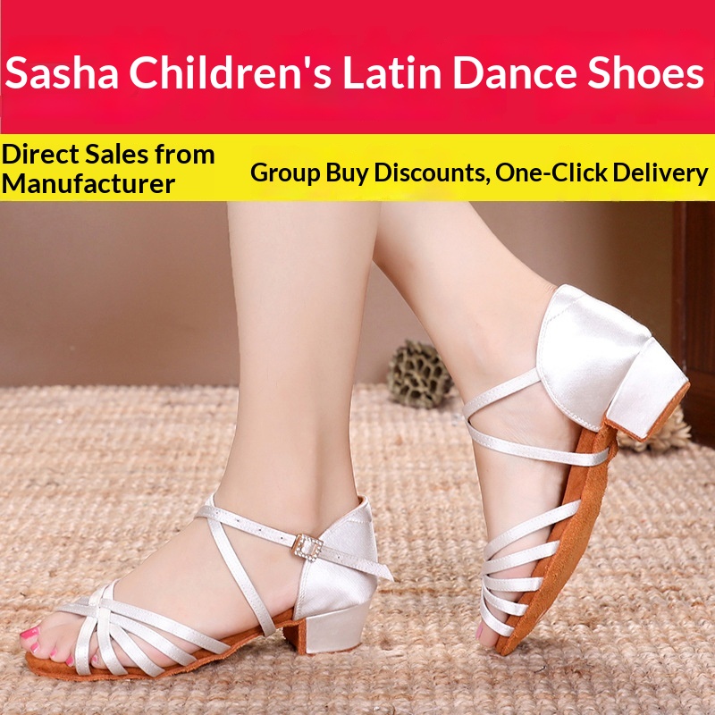 Dance Shoes Sansha Professional Children Latin Baby Dance Soft Sole Dancing Shoes For Girls_voghion.com