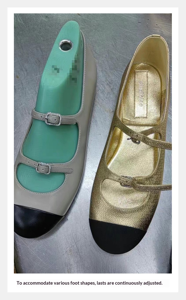 Mary Jane Dance Shoes Round Toe Flat Ballet Flats Casual Style_voghion.com