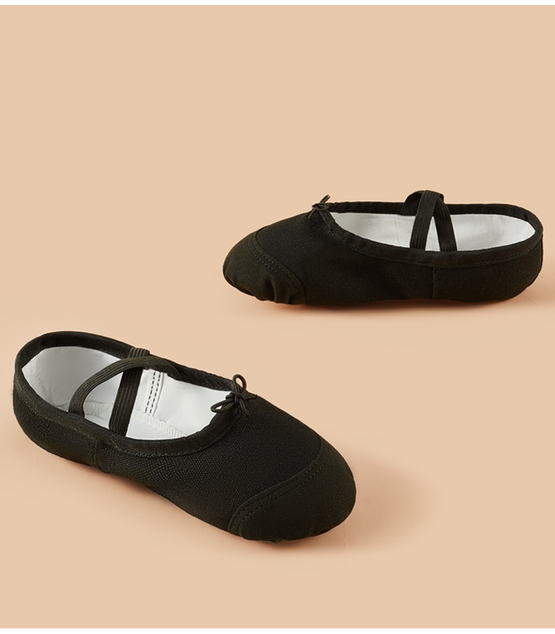 Ballet Dance Shoes For Children With Soft Sole And Leather Laces_voghion.com