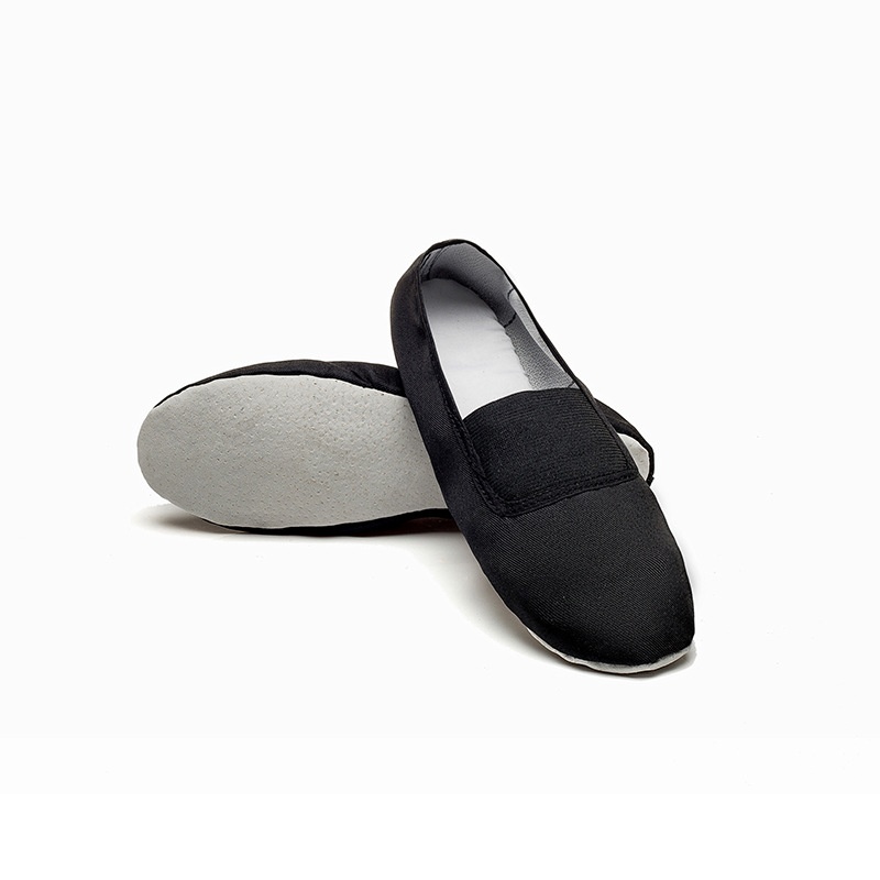 Sapatos de dança para adultos e crianças, ginástica, balé e ioga, com sola macia e formato de pata de gato, brancos, ideais para professores de dança._voghion.com