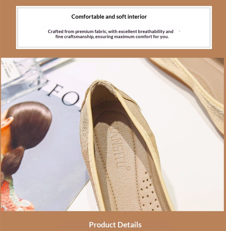 Flache Tanzschuhe Für Damen Mit Perlen Und Weicher Sohle_voghion.com