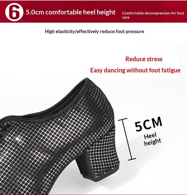 Professional Women’s Latin Dance Shoes Soft Sole Modern Dancing_voghion.com