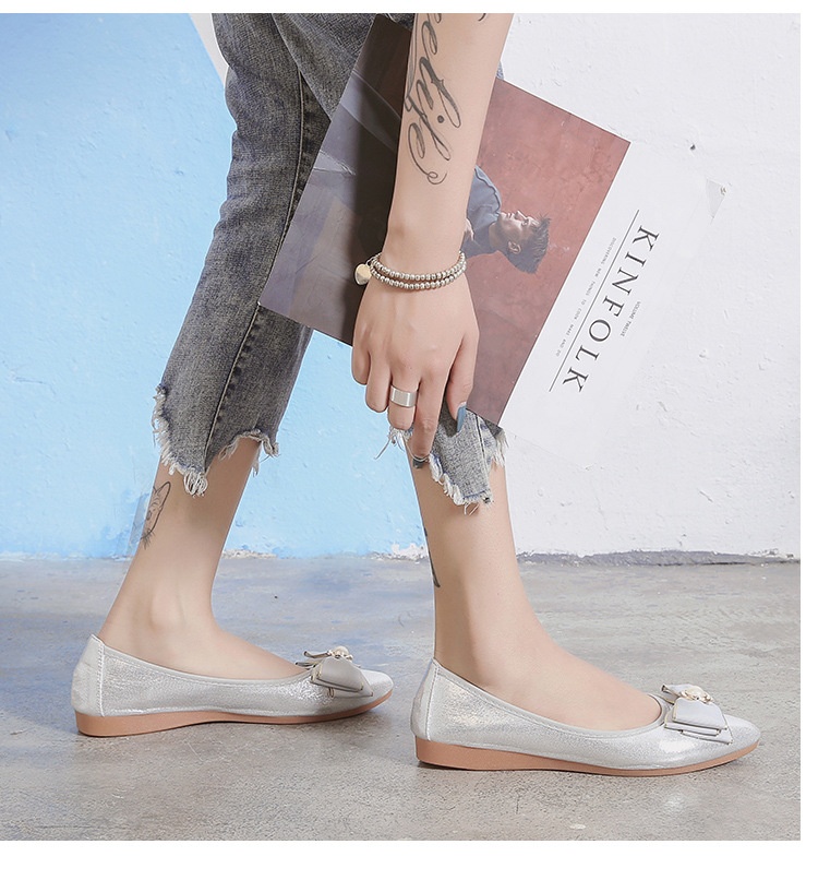 Flache Tanzschuhe Für Damen Mit Perlen Und Weicher Sohle_voghion.com