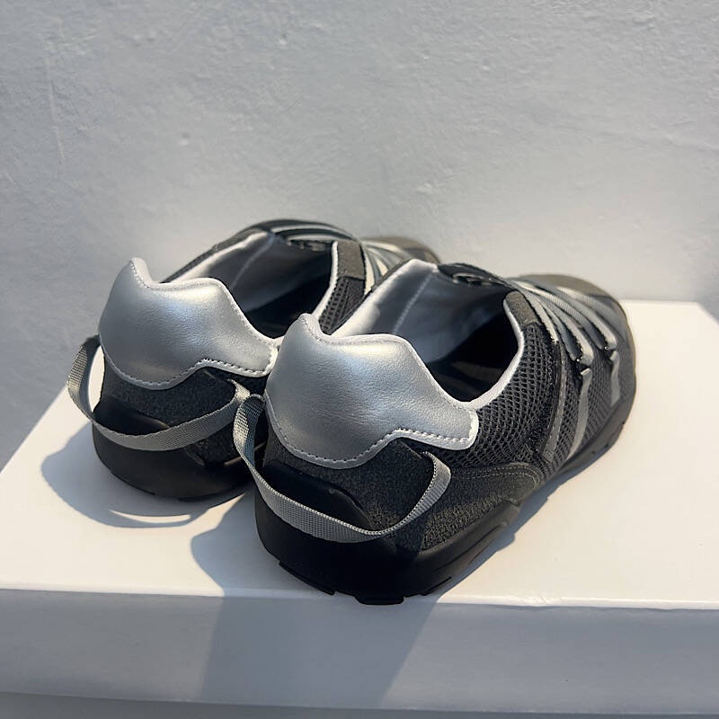 Women's Cowhide Dance Shoes With Cross Straps And Round Toe_voghion.com