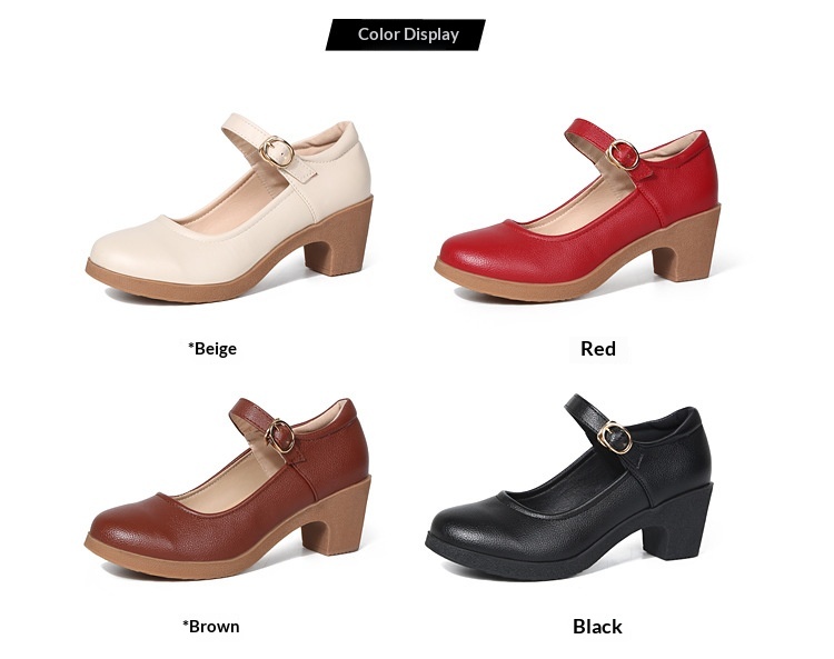 Comfortable Mid-heel Dance Shoes For Women Soft Sole Dancing Footwear_voghion.com