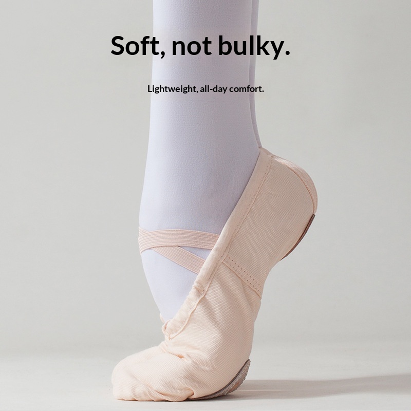 Tanzschuhe, weiße Kinder-Tanzschuhe, Herren-Übungsschuhe mit weicher Sohle aus Canvas, Katzenpfoten-Yogaschuhe, Damen-Ballettschuhe, Großhandel für den Außenhandel_voghion.com