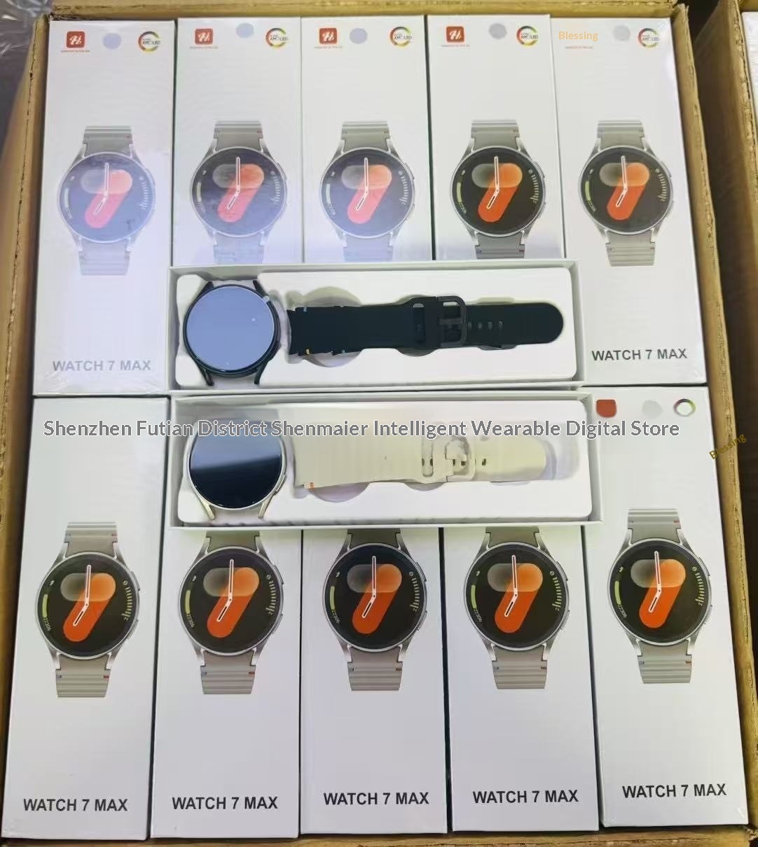 Smart Watch 7 Max Bluetooth Call Fitness Tracker And Heart Rate Monitor_voghion.com