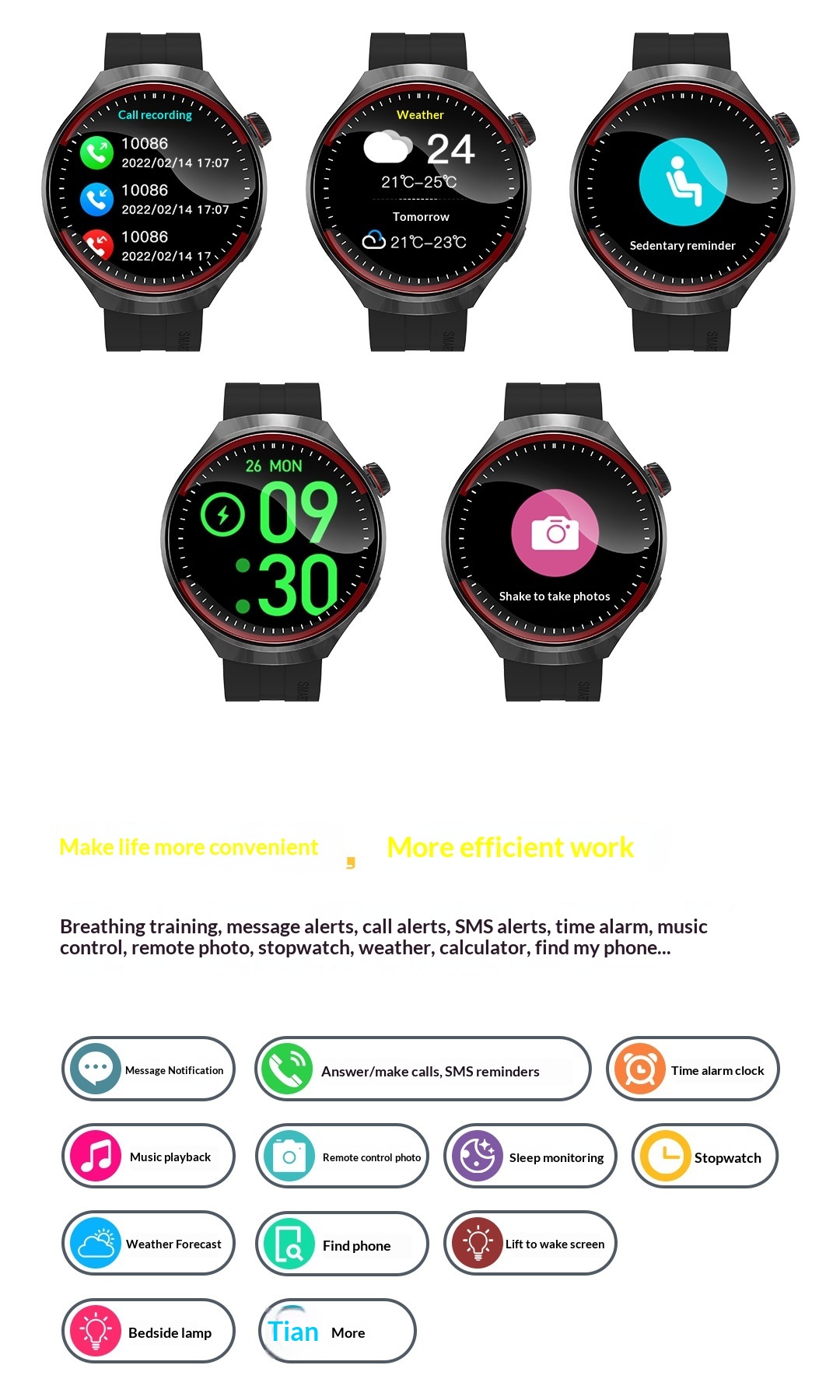 Smartwatch con ecg pressione sanguigna frequenza e glicemia_voghion.com