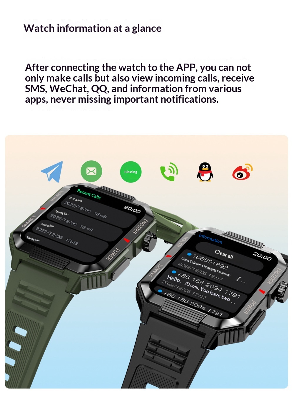 Smartwatch med sundhedsovervågning blodtryk og pulsmonitor_voghion.com