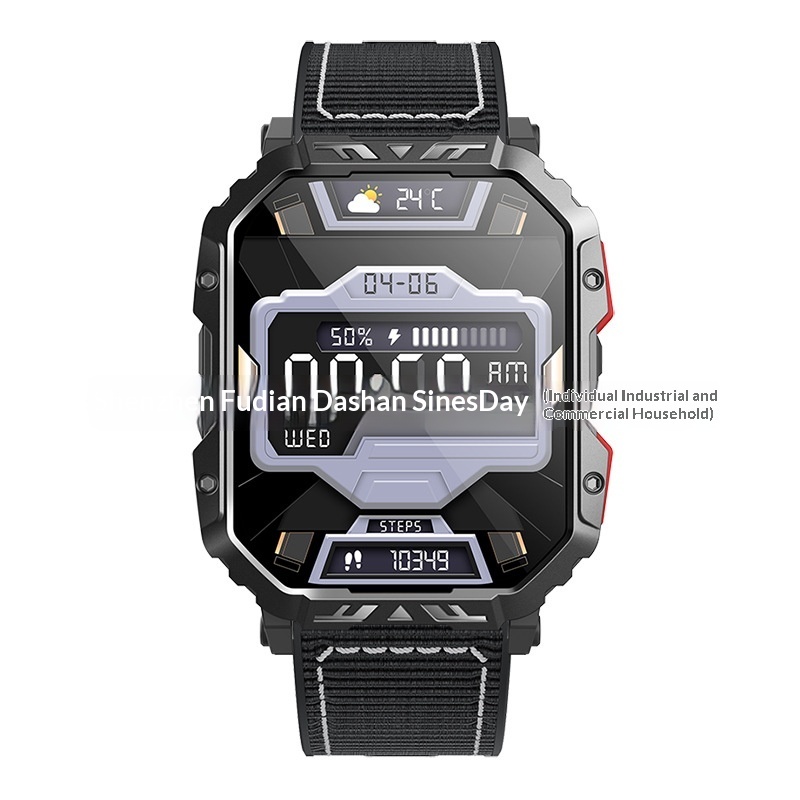 Cross-border F407 Smart Bluetooth Call Heart Rate Sleep Information Push Multi-functional Outdoor Sports Watch_voghion.com