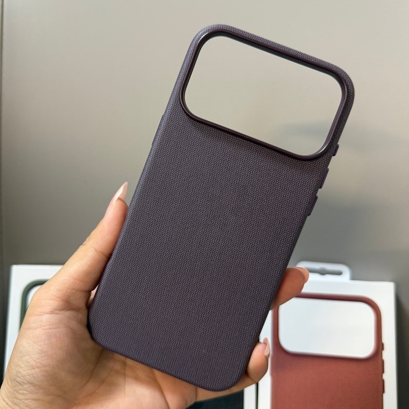 Passend für iPhone Max Stoff-Handyhülle, 17 Pro magnetische Schutzhülle, 17 mit Tastendesign_voghion.com