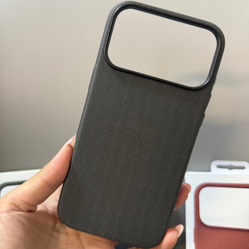 Passend für iPhone Max Stoff-Handyhülle, 17 Pro magnetische Schutzhülle, 17 mit Tastendesign_voghion.com