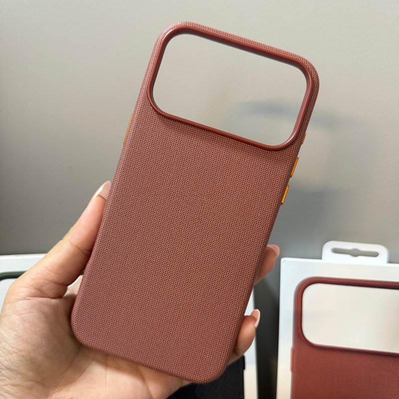 Passend für iPhone Max Stoff-Handyhülle, 17 Pro magnetische Schutzhülle, 17 mit Tastendesign_voghion.com