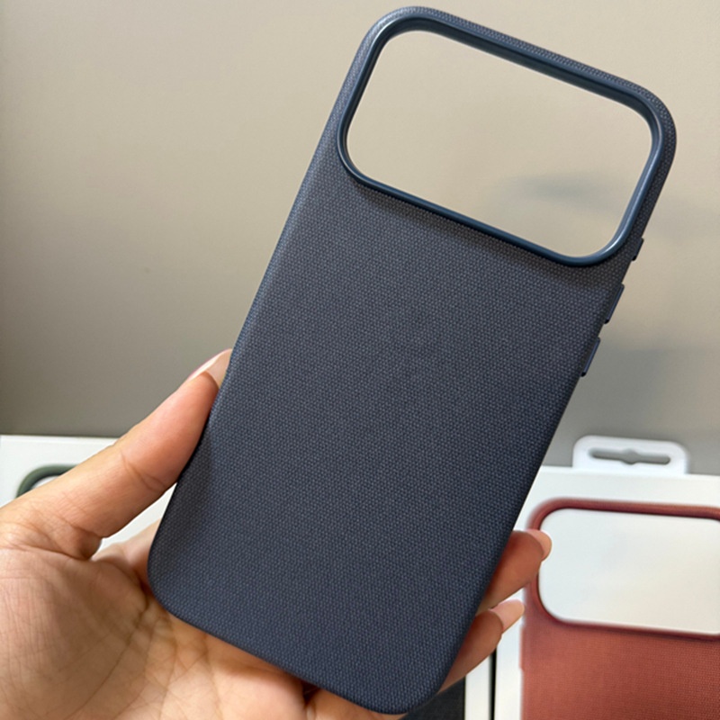 Passend für iPhone Max Stoff-Handyhülle, 17 Pro magnetische Schutzhülle, 17 mit Tastendesign_voghion.com