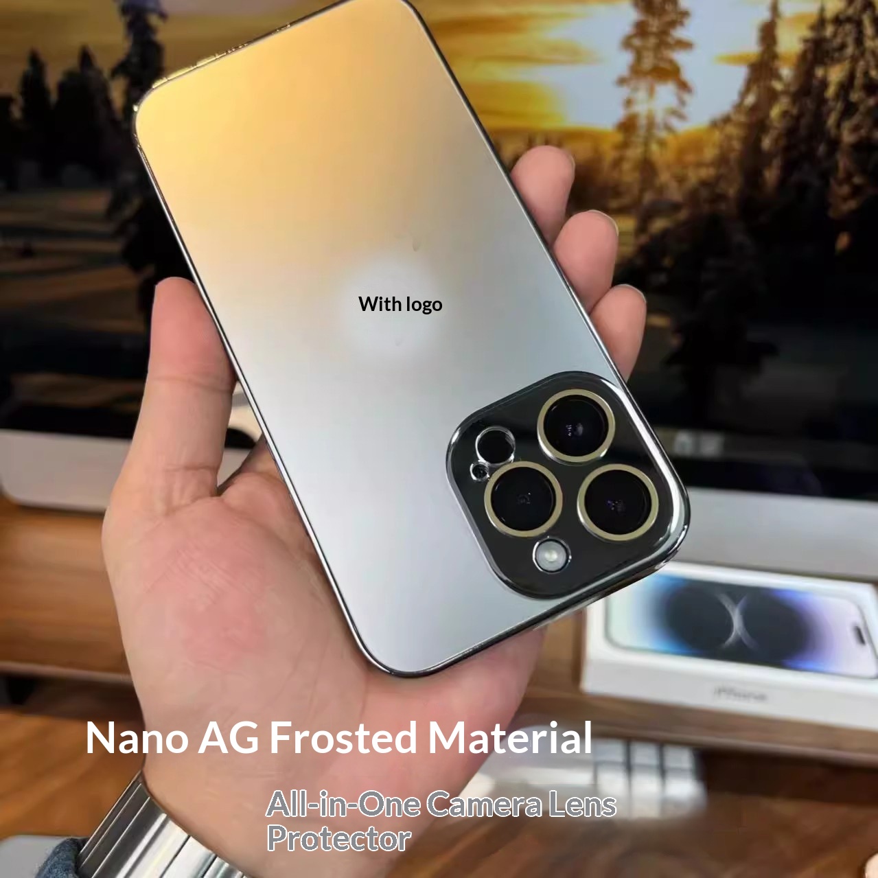 Galvanisierte Handyhülle Für Iphone 17 Mit Linsenschutz Matt_voghion.com