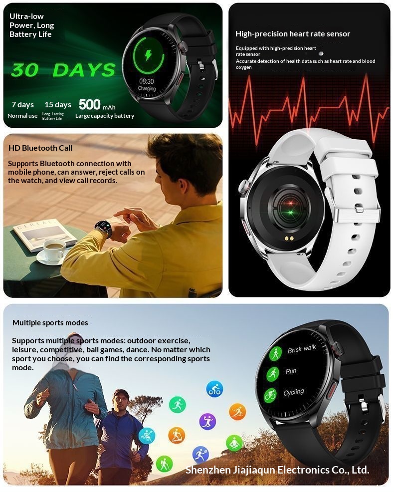Smartwatch Mit Nicht-invasiver Blutzucker- Und Herzfrequenzmessung_voghion.com