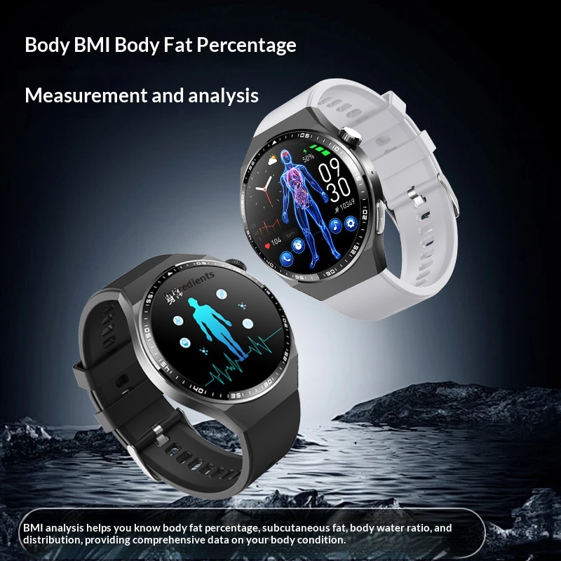 F800 Bluetooth-Uhr mit grenzüberschreitenden Anrufen, intelligenter Herzfrequenzmessung, Schlafüberwachung, EKG, SOS-Alarm, Schrittzähler und Sportfunktion_voghion.com