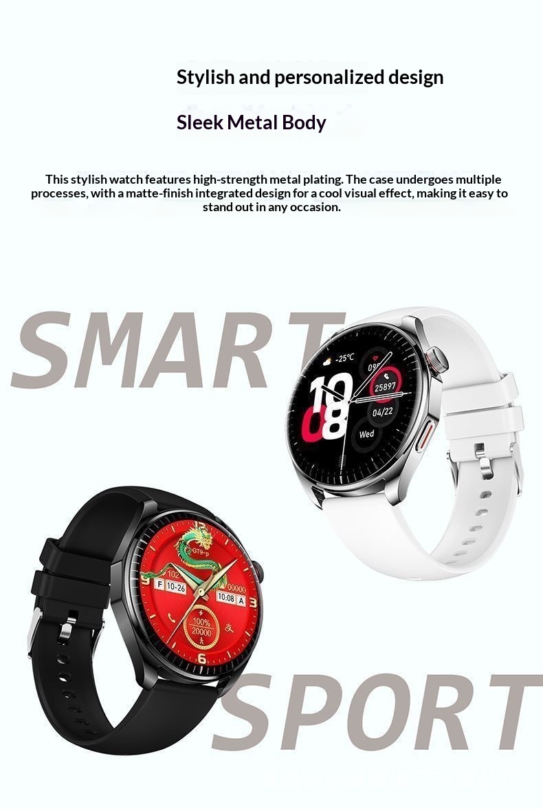 Smartwatch Mit Nicht-invasiver Blutzucker- Und Herzfrequenzmessung_voghion.com