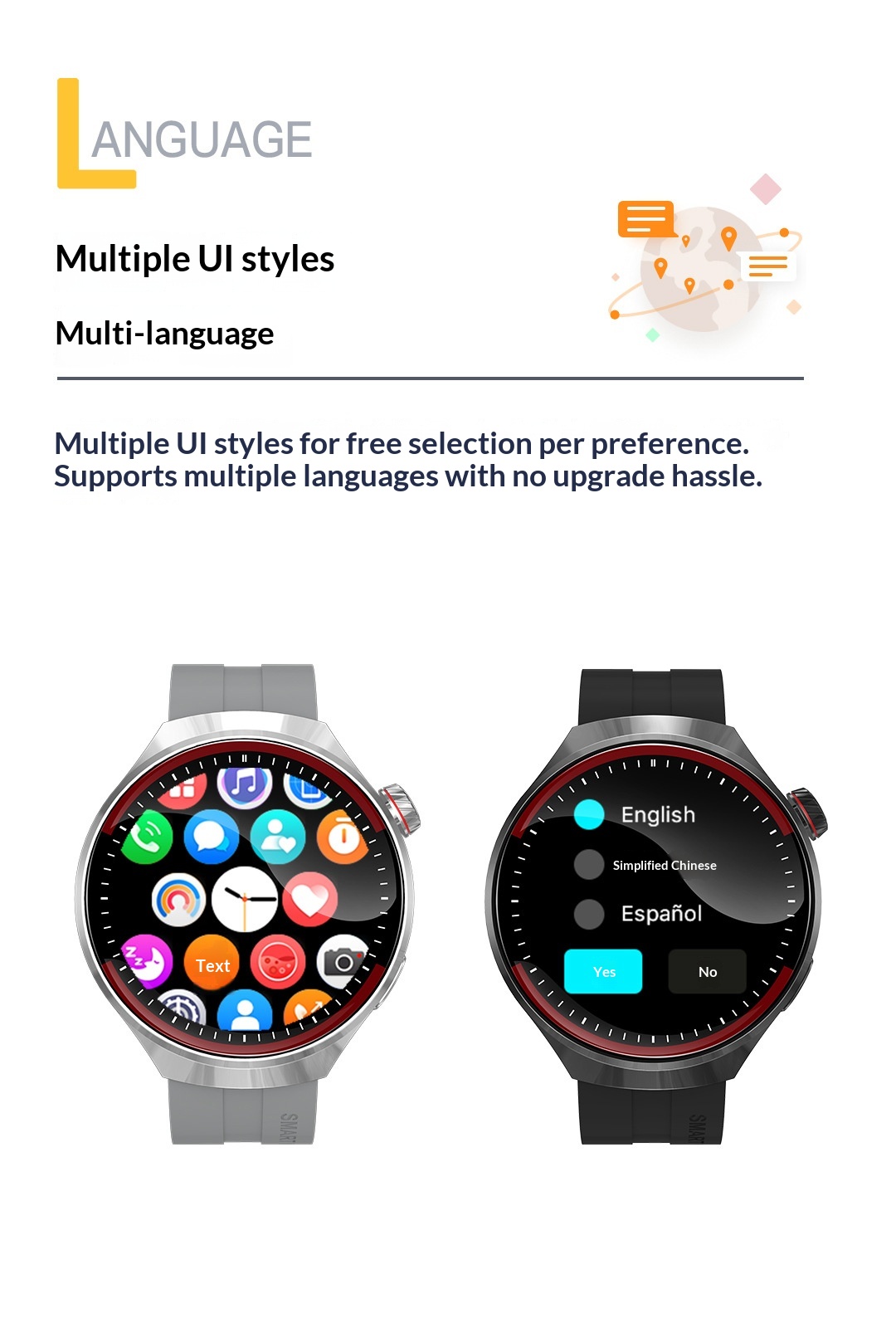 Smartwatch con ecg pressione sanguigna frequenza e glicemia_voghion.com