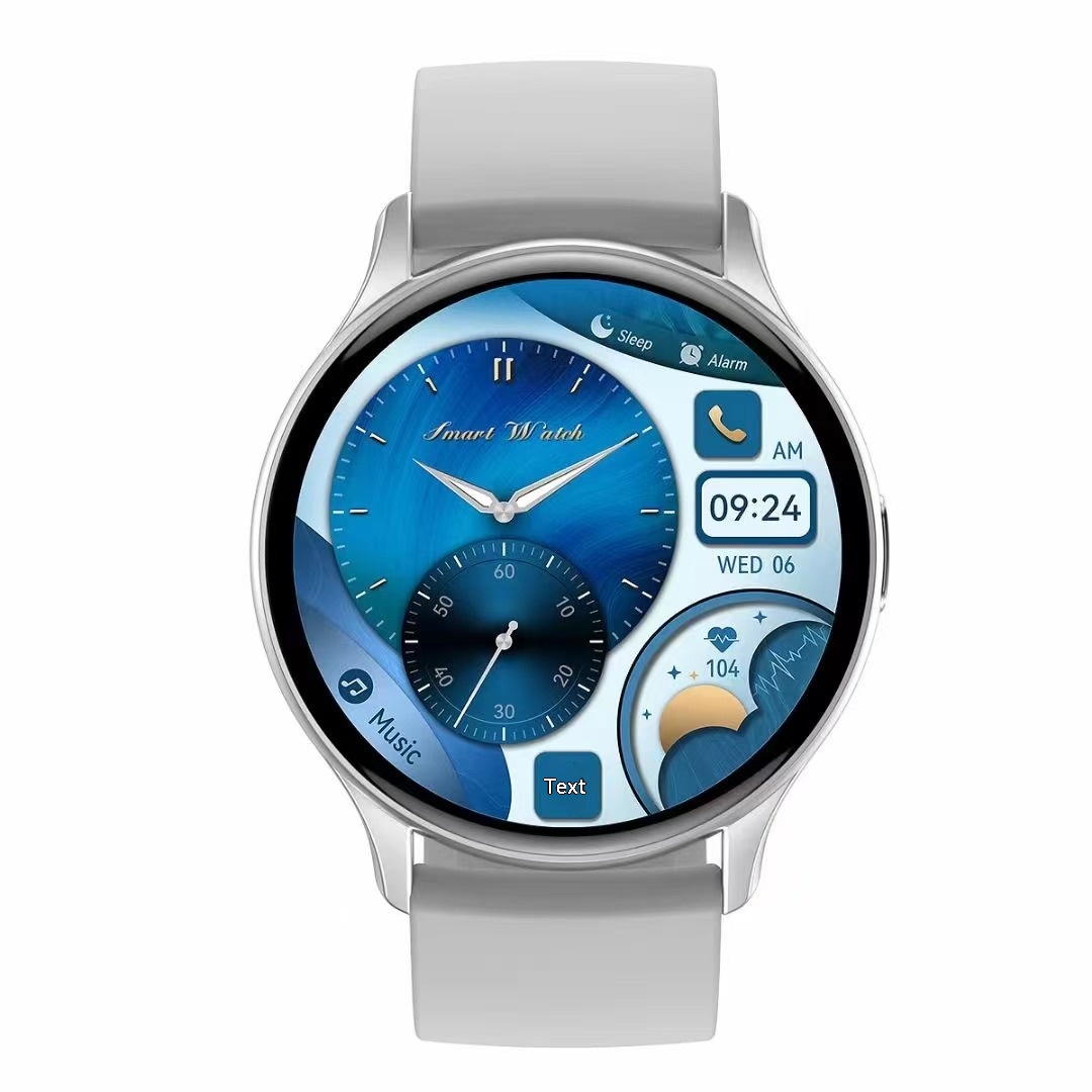 Smartwatch HK89 con display AMOLED, Bluetooth, chiamate, frequenza cardiaca, pressione sanguigna, NFC, meteo, musica e funzionalità multisport._voghion.com