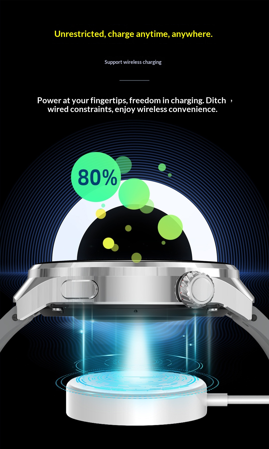 Smartwatch con ecg pressione sanguigna frequenza e glicemia_voghion.com