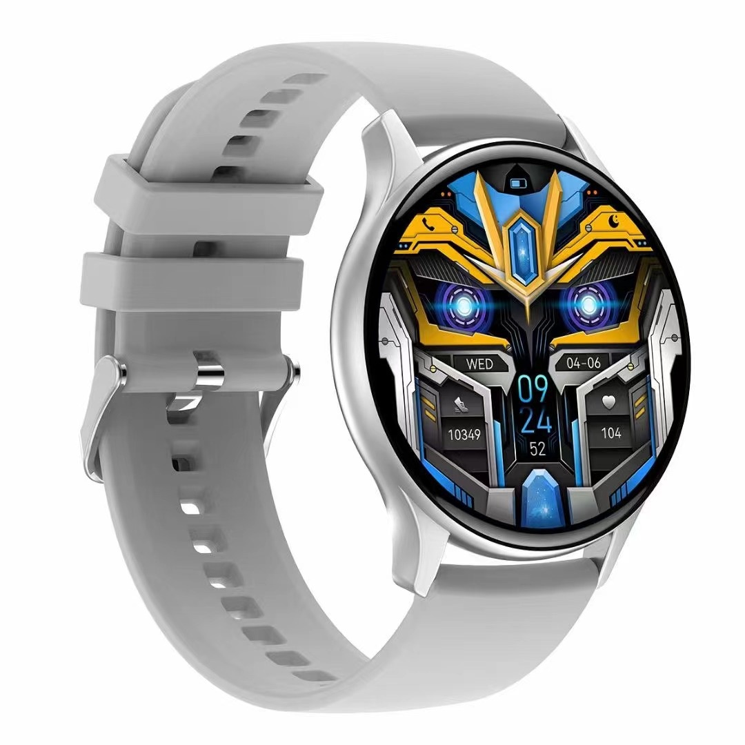 Smartwatch HK89 con display AMOLED, Bluetooth, chiamate, frequenza cardiaca, pressione sanguigna, NFC, meteo, musica e funzionalità multisport._voghion.com