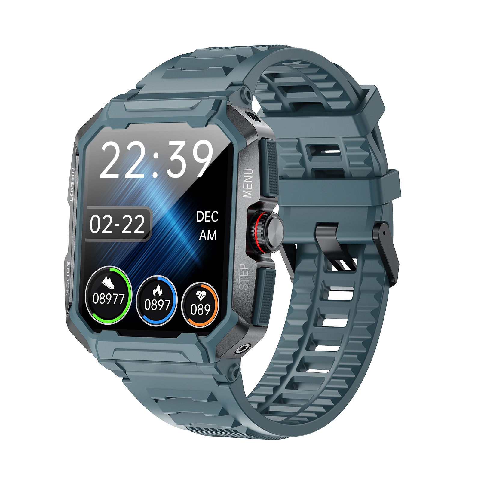 New AK47 Bluetooth Call Smartwatch, Three-Proof Outdoor Sports Multi-Dial, Step Counter, Heart Rate, Pressure, Blood_voghion.com
