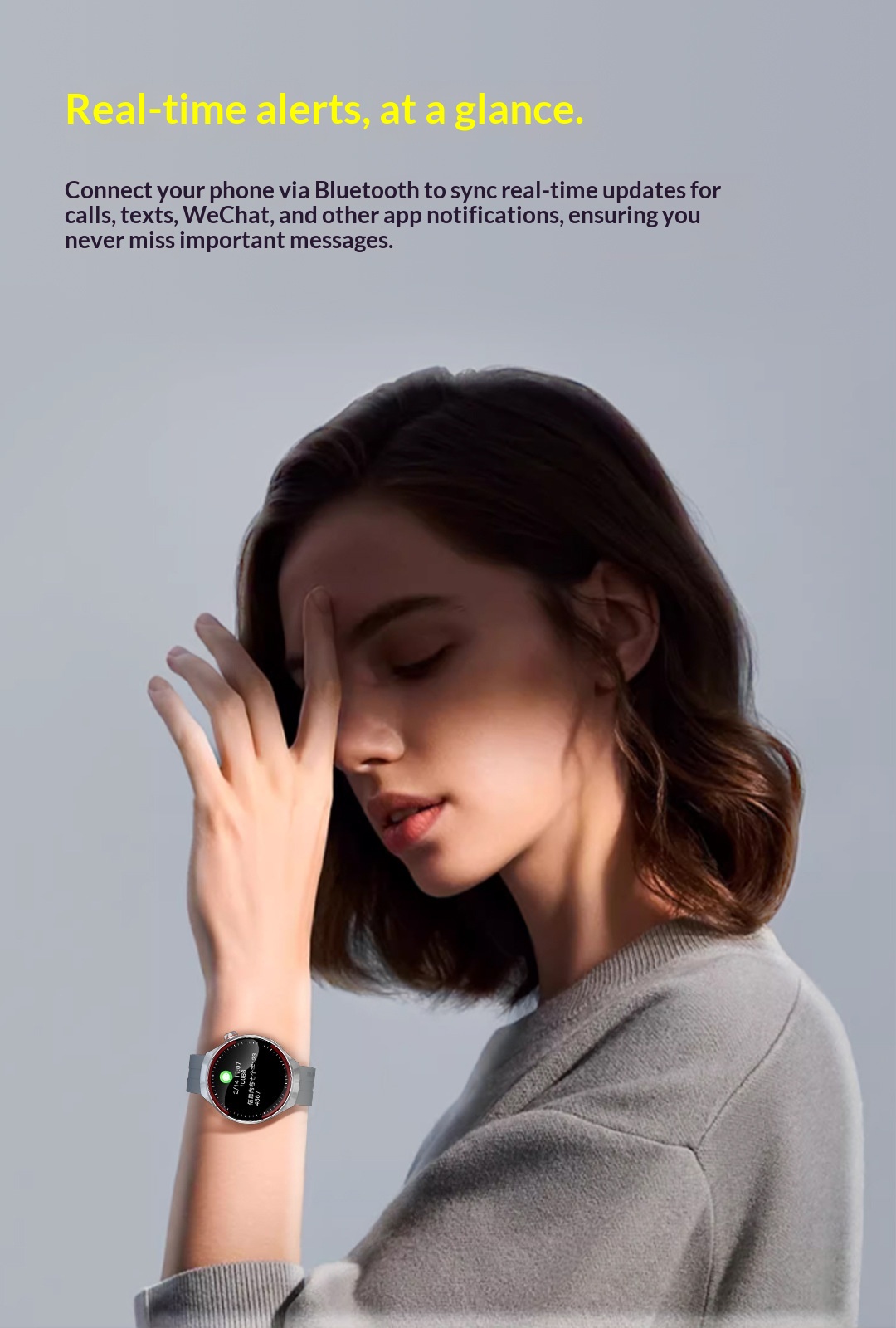 Smartwatch con ecg pressione sanguigna frequenza e glicemia_voghion.com