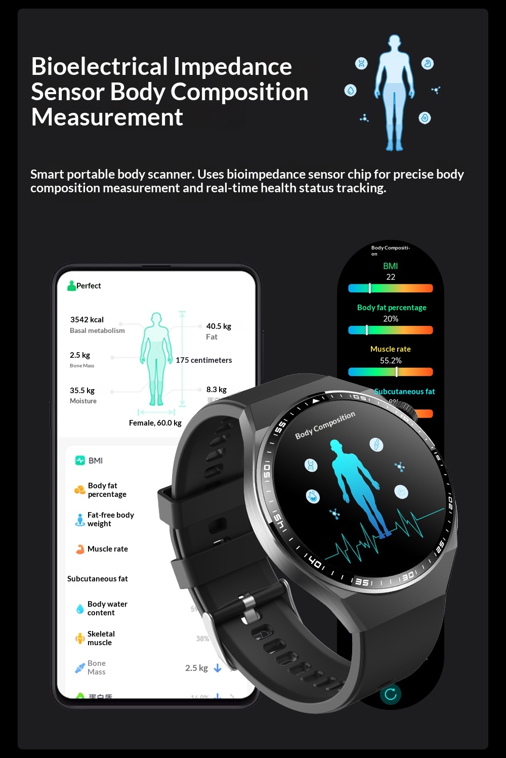 F800 Smartwatch Mit Bluetooth Telefonie Ekg Sos & Pulsmesser_voghion.com