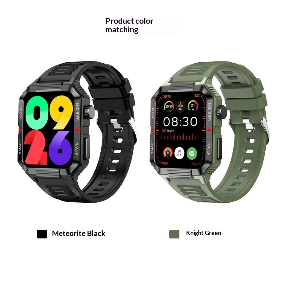 New QW88 Heart Rate Pressure Blood Oxygen Health Monitoring Photo Step Count Bluetooth Call Smart Watch_voghion.com