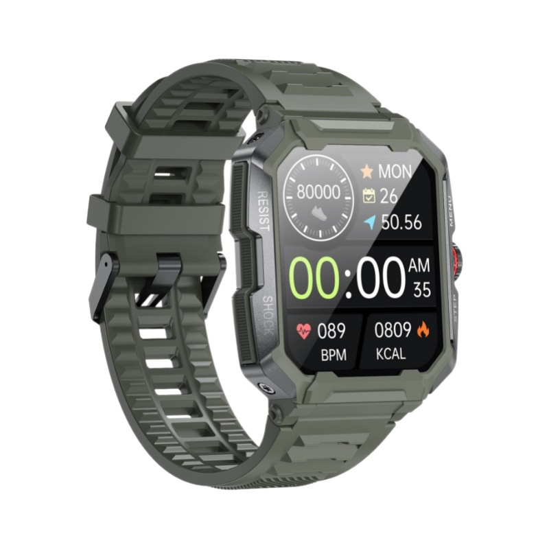 New AK47 Bluetooth Call Smartwatch, Three-Proof Outdoor Sports Multi-Dial, Step Counter, Heart Rate, Pressure, Blood_voghion.com