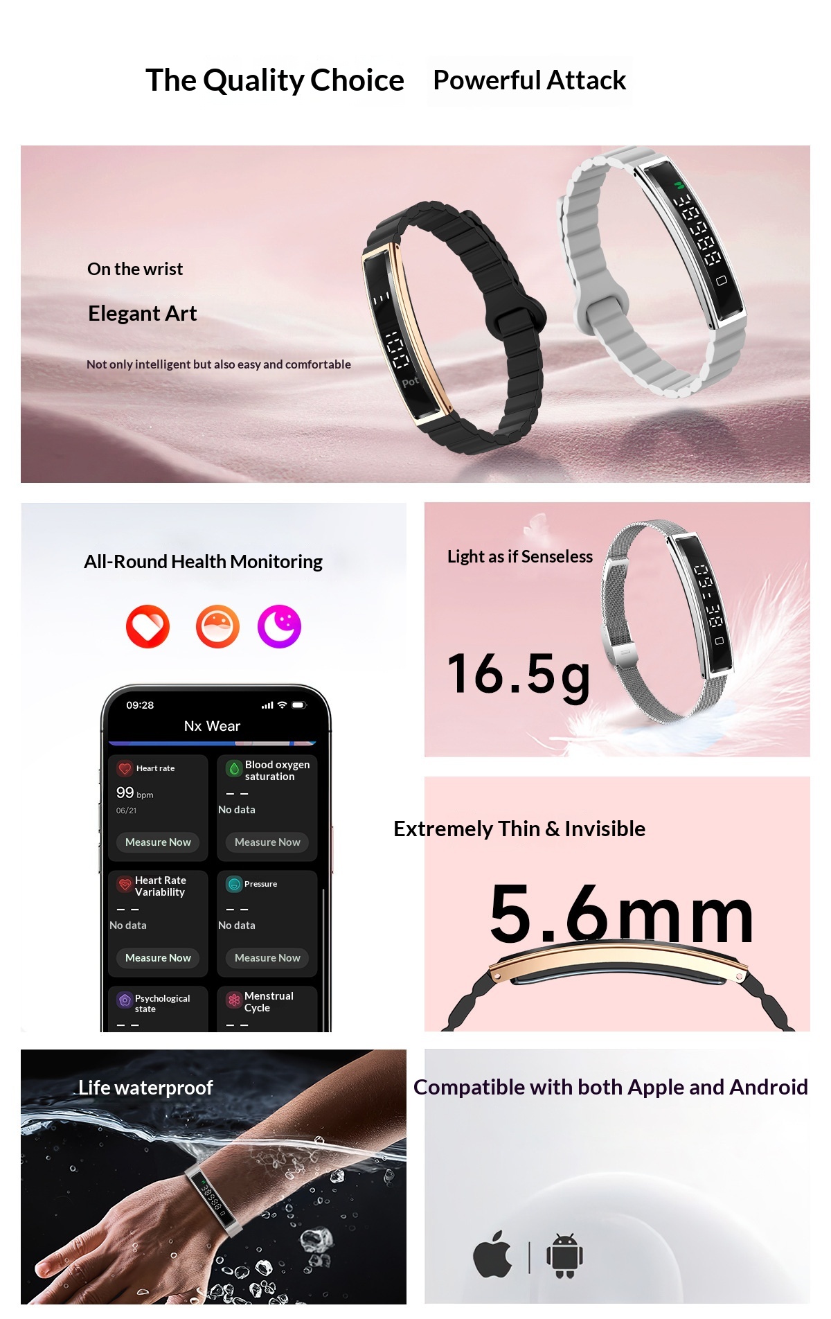 Smartwatch Mat Häerzfrequenz- Blutt- A Sauerstoffmiessung_voghion.com