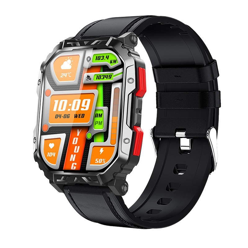 Cross-border F407 Smart Bluetooth Call Heart Rate Sleep Information Push Multi-functional Outdoor Sports Watch_voghion.com