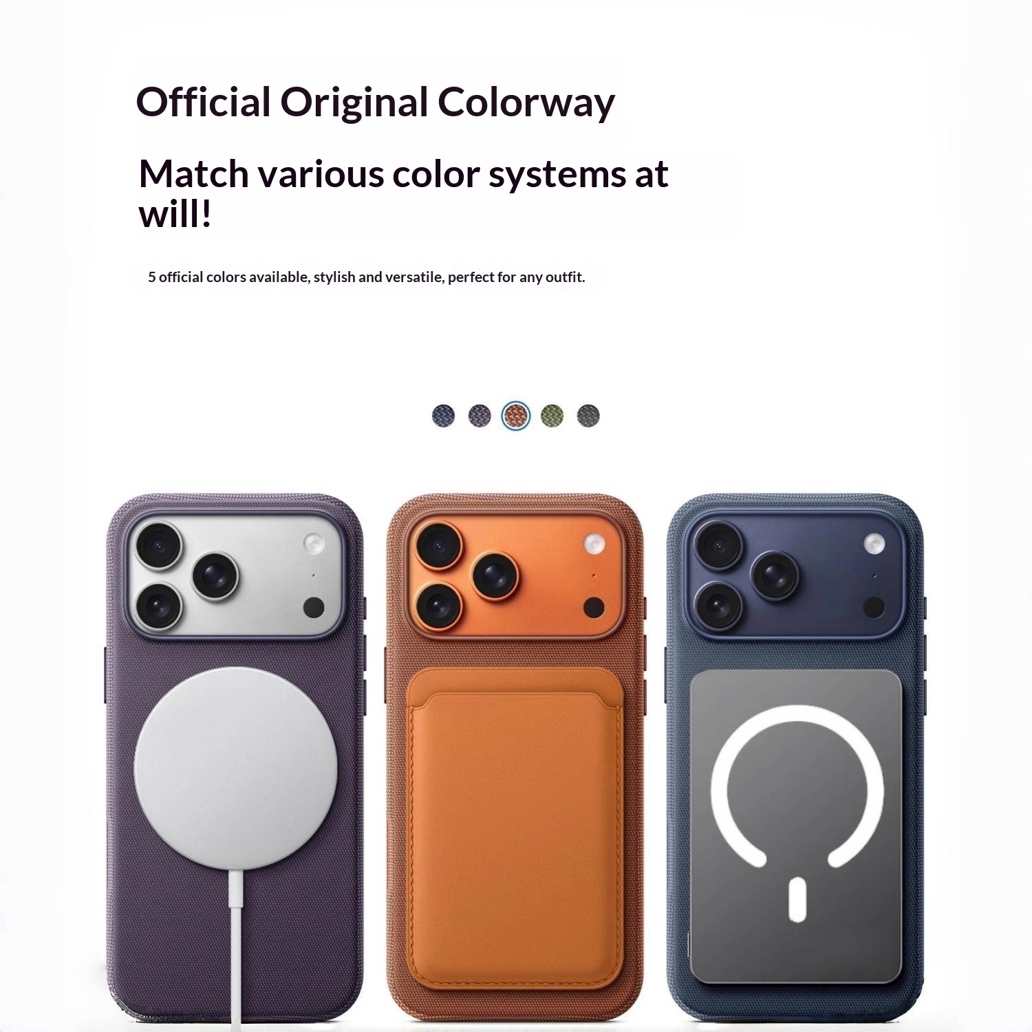 Passend für iPhone Max Handyhülle mit Webmuster, 17 Pro, magnetischer Animations- und stoßfester Schutzhülle_voghion.com