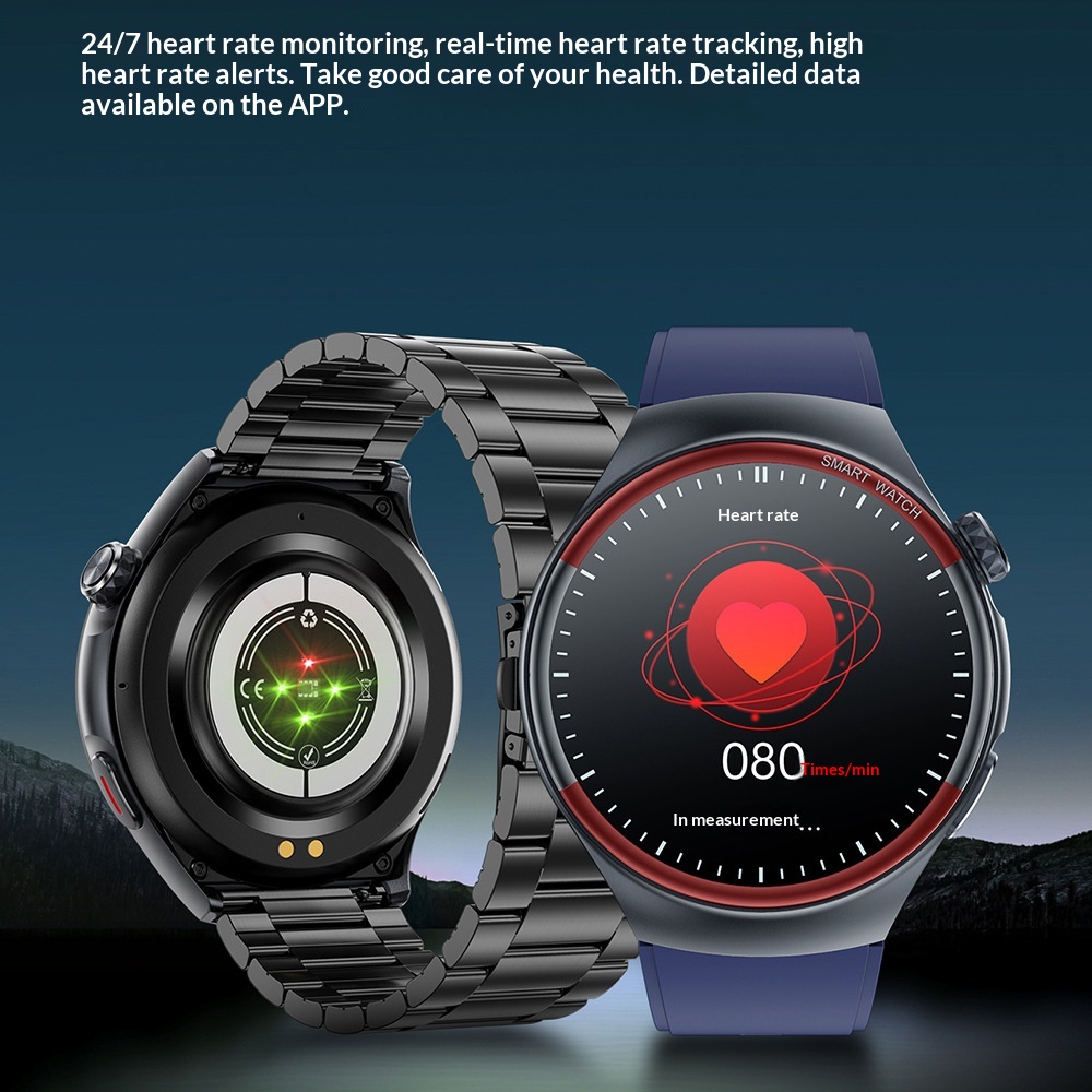 Smartwatch con ecg pressione sanguigna frequenza e glicemia_voghion.com