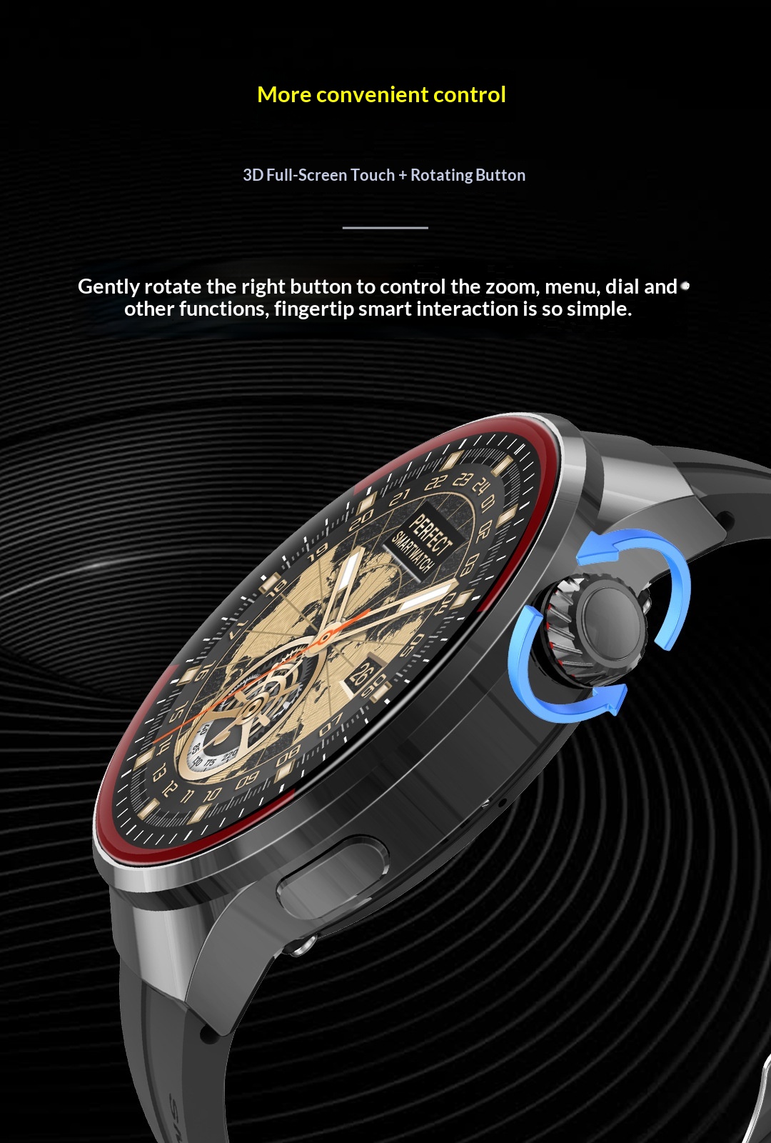 Smartwatch con ecg pressione sanguigna frequenza e glicemia_voghion.com
