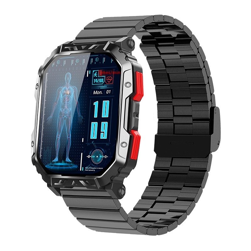 Cross-border F407 Smart Bluetooth Call Heart Rate Sleep Information Push Multi-functional Outdoor Sports Watch_voghion.com