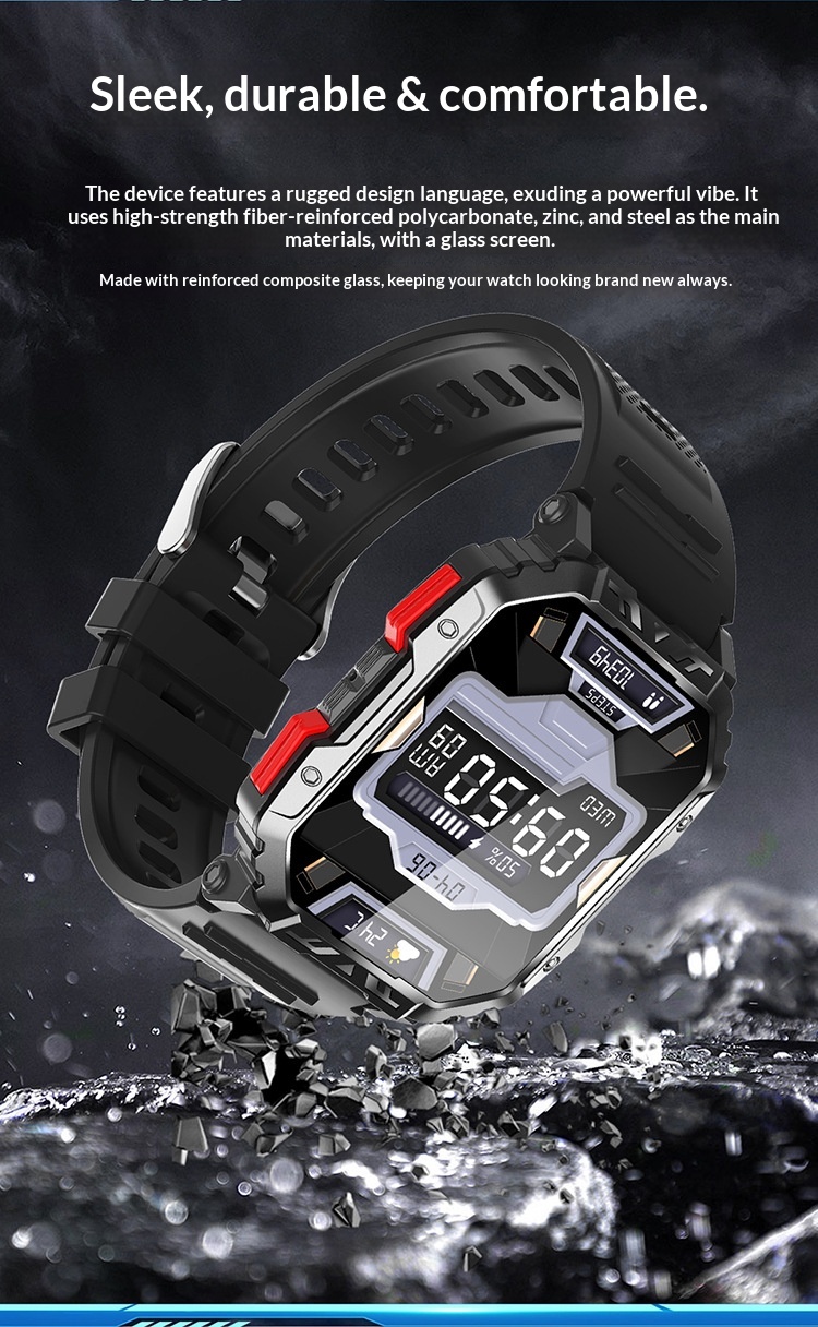 Smart Watch With Bluetooth Calling Heart Rate And Sleep Tracking_voghion.com