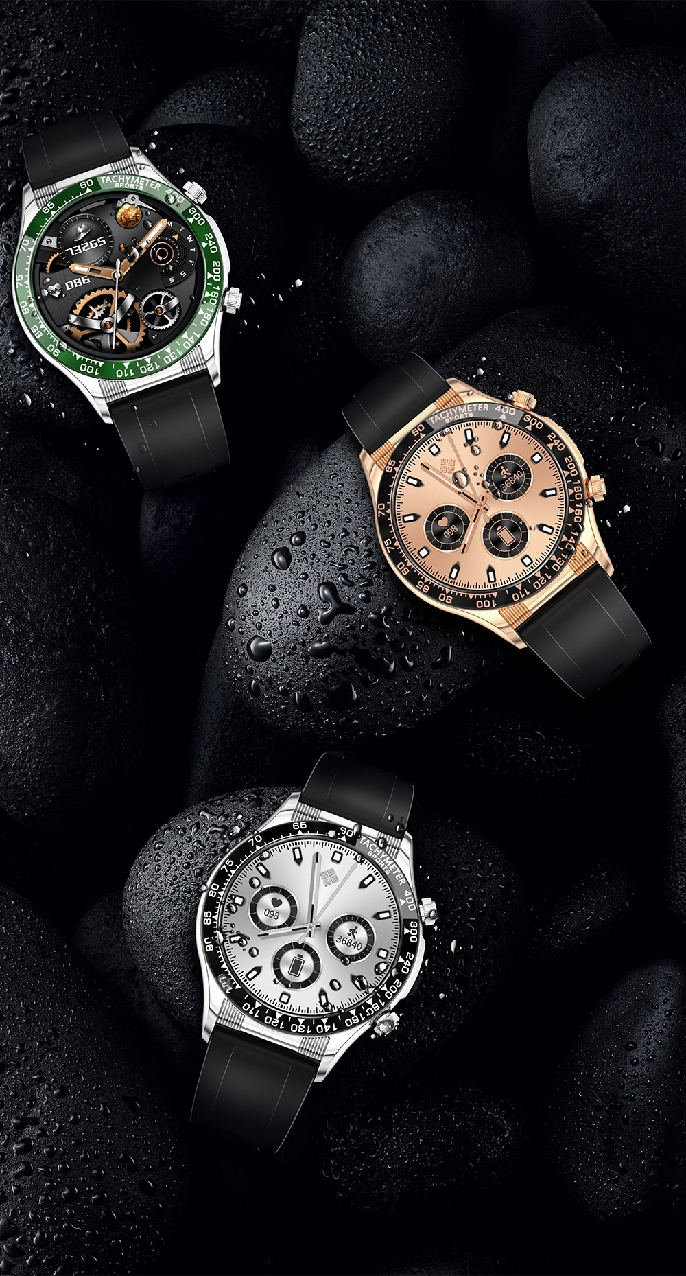 Montre connectée e18p bluetooth nfc rythme cardiaque et tension_voghion.com