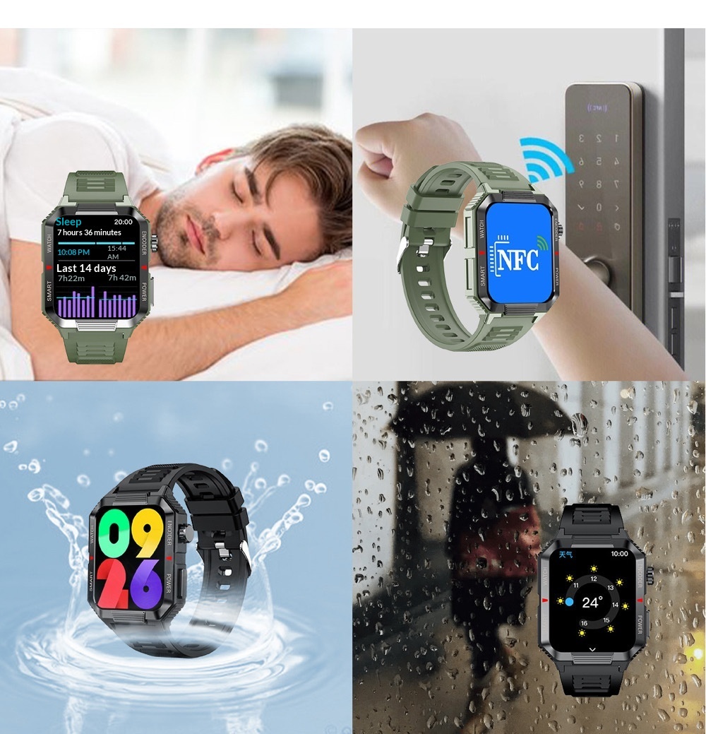 Smartwatch med sundhedsovervågning blodtryk og pulsmonitor_voghion.com
