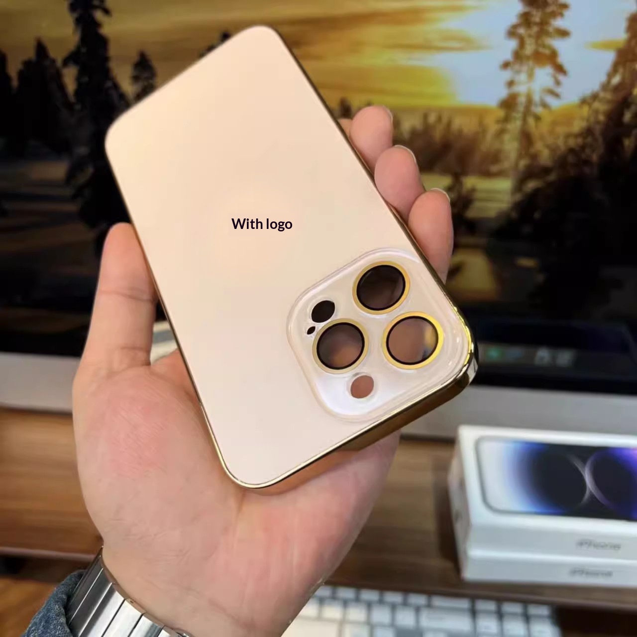 Galvanisierte Handyhülle Für Iphone 17 Mit Linsenschutz Matt_voghion.com