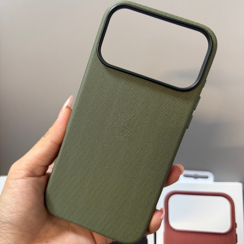 Passend für iPhone Max Stoff-Handyhülle, 17 Pro magnetische Schutzhülle, 17 mit Tastendesign_voghion.com