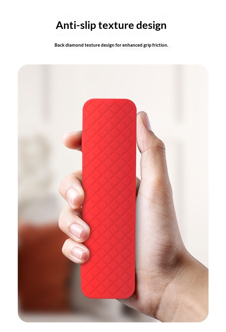 Custodia protettiva in silicone morbida antiurto a copertura totale, adatta per telecomandi di TV di sesta/settima generazione._voghion.com