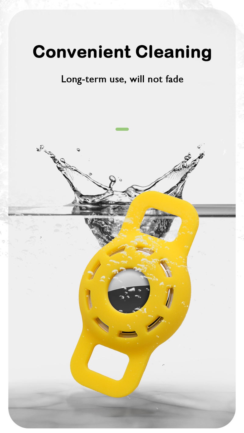 Pet Cat Dog Strap Compatible With AirTags Anti-Lost Locator Tracker Protective Case_voghion.com