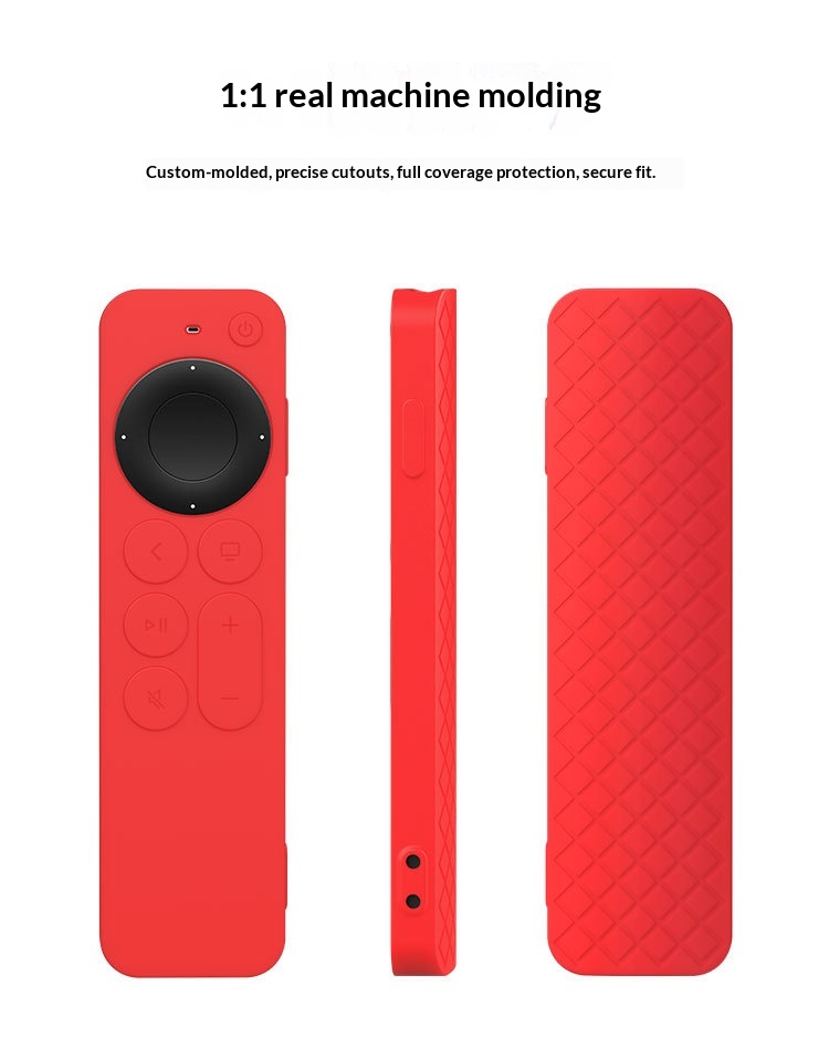 Custodia protettiva in silicone morbida antiurto a copertura totale, adatta per telecomandi di TV di sesta/settima generazione._voghion.com