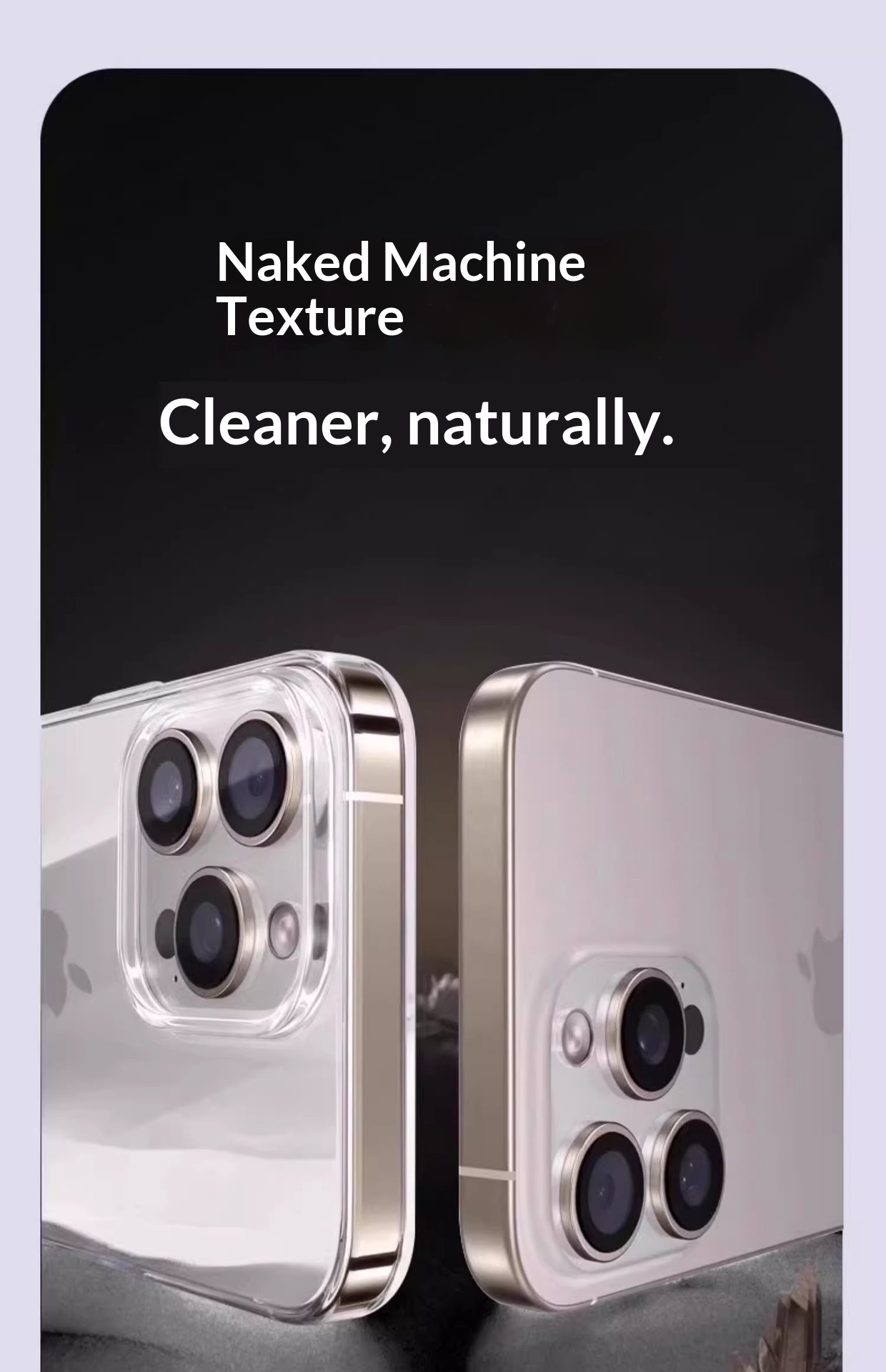 Electroplated Frameless Case For IPhone 17 Pro Max Ultra-thin Transparent 16 Lens Protector Cover_voghion.com