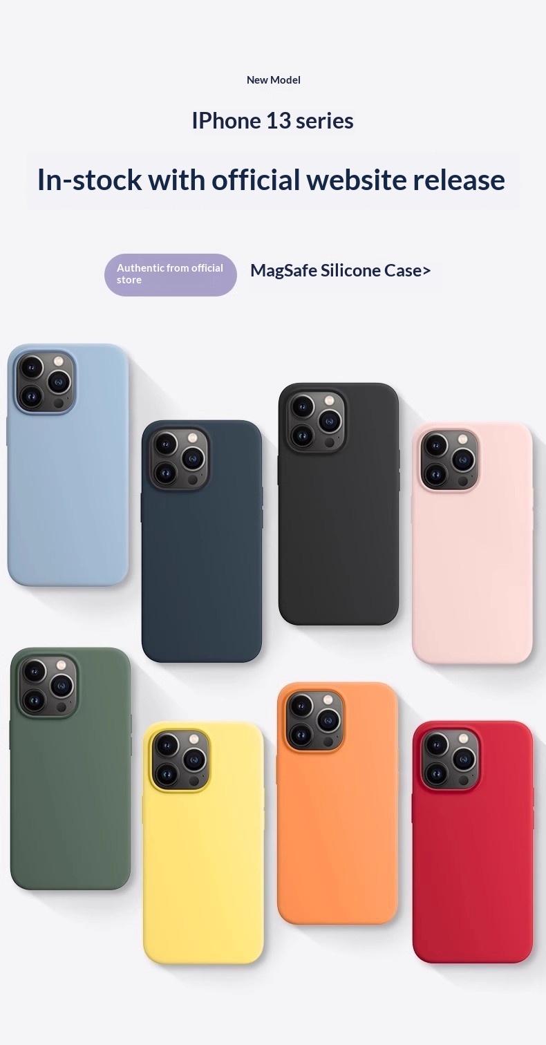 Compatible With Magnetic Phone Case Liquid Silicone IPhone Pro Max Pop-up Animation 13 Mini Shockproof_voghion.com