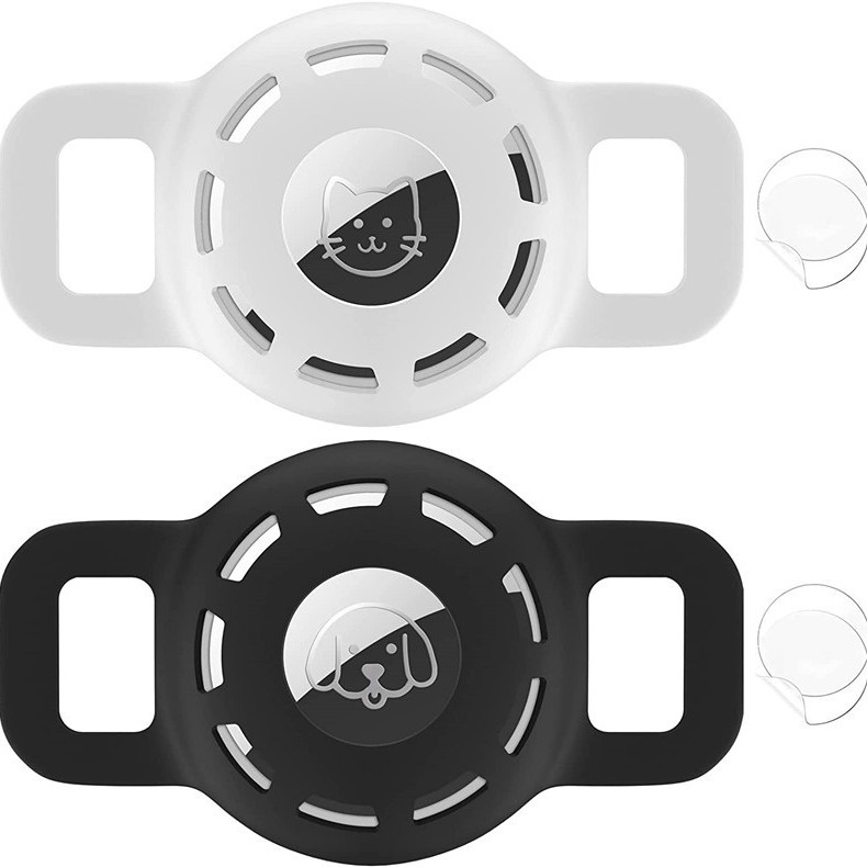 Pet Cat Dog Strap Compatible With AirTags Anti-Lost Locator Tracker Protective Case_voghion.com