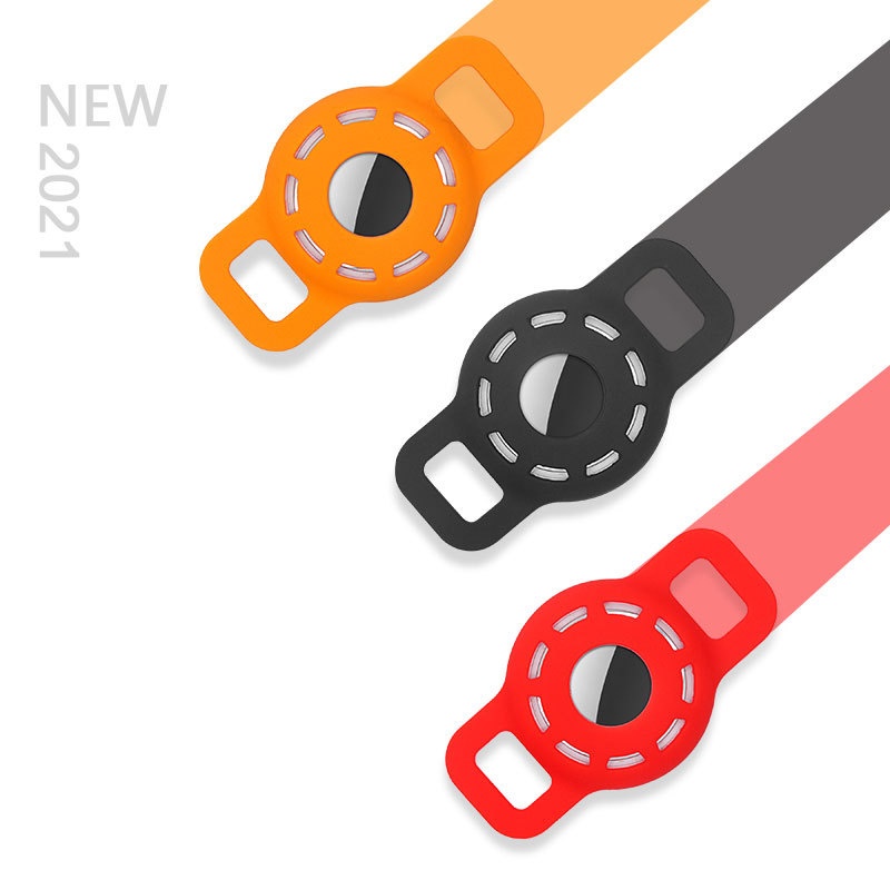 Pet Cat Dog Strap Compatible With AirTags Anti-Lost Locator Tracker Protective Case_voghion.com