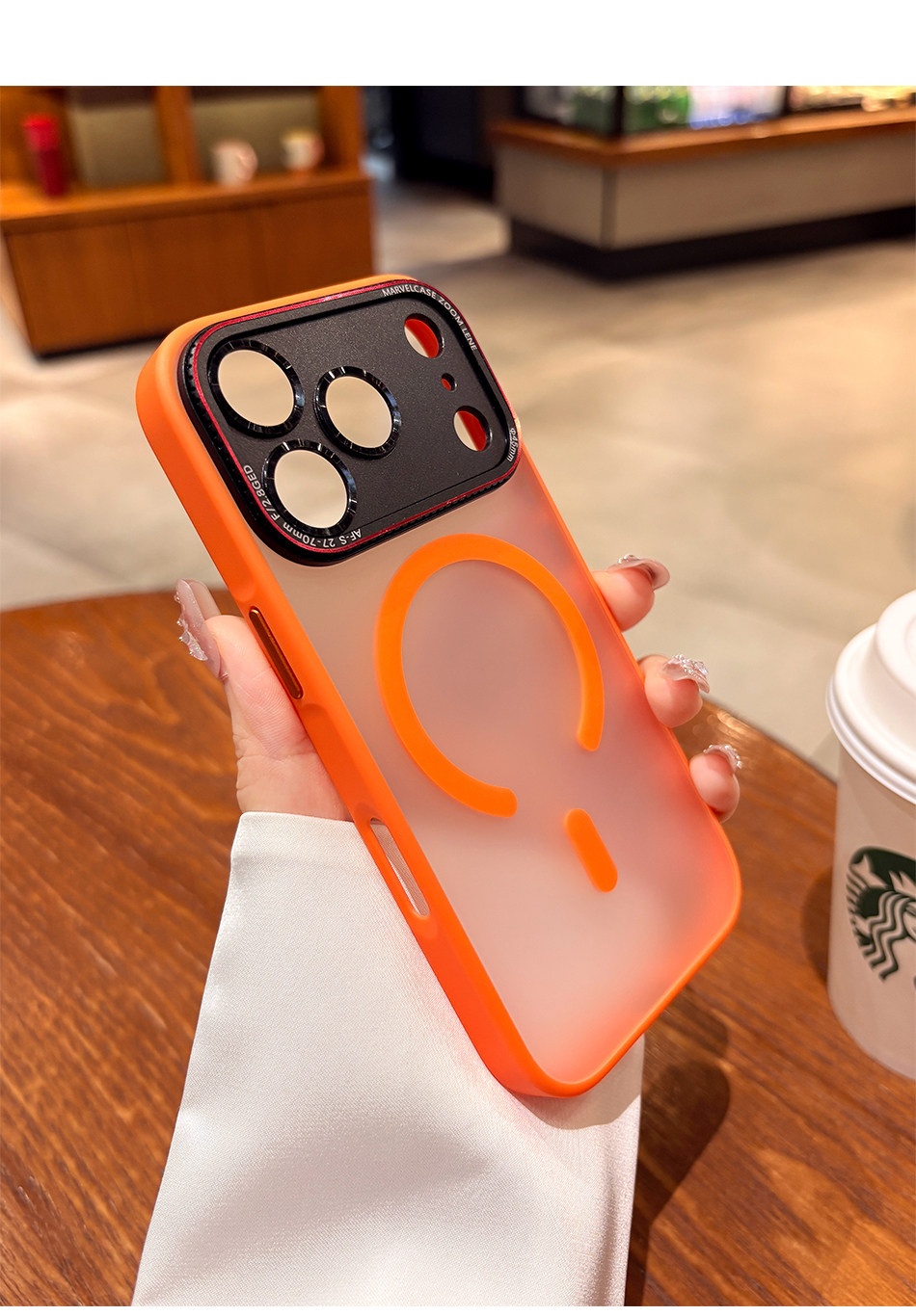 Suitable For IPhone Pro Max, New Matte 17 Simple Full-cover Anti-drop Magnetic Protective Case_voghion.com